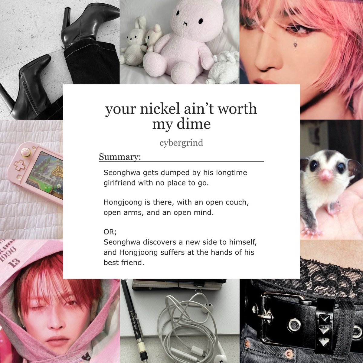 coolaskey's tweet photo. .✦ ݁˖ your nickel ain’t worth my dime 
[explicit]

˚ʚ♡ɞ˚ ݁˖ mctz 🐇🐿️

 ˚ʚ♡ɞ˚ ݁˖ CHAP 1/4 9.3/40k

 ˚ʚ♡ɞ˚ ݁˖ roommates, dom/sub undertones, gender expression exploration, hurt/comfort, dom mommy sh
CHECK TAGS!

˚ʚ♡ɞ˚  ݁˖link below .✦ ݁˖ https://t.co/vmTruBpVXG