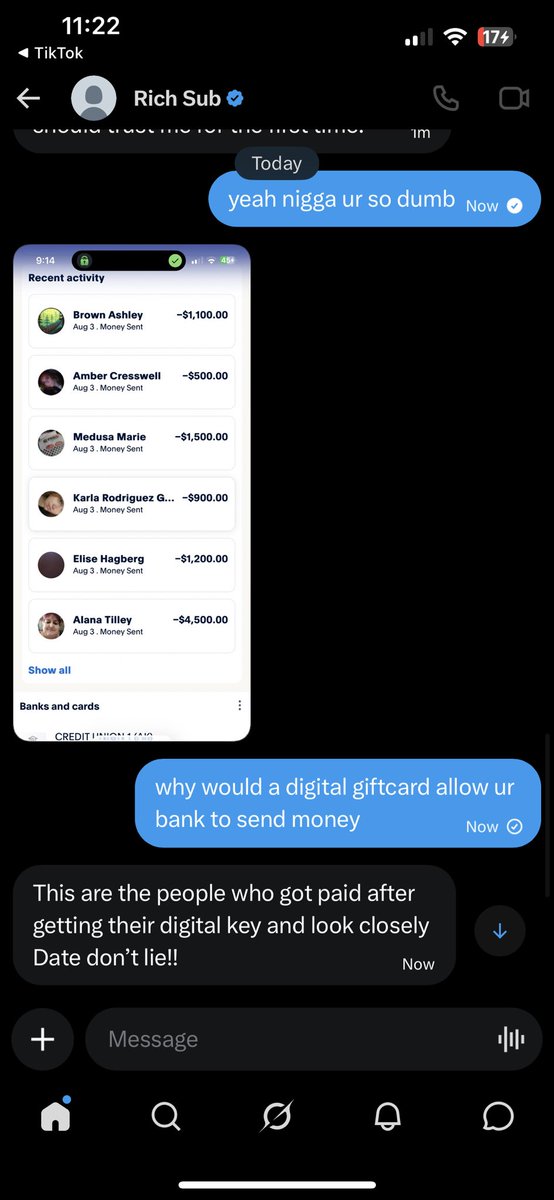 EmieTheFinDom's tweet photo. @cintoy scam https://t.co/7W0mO42kAI