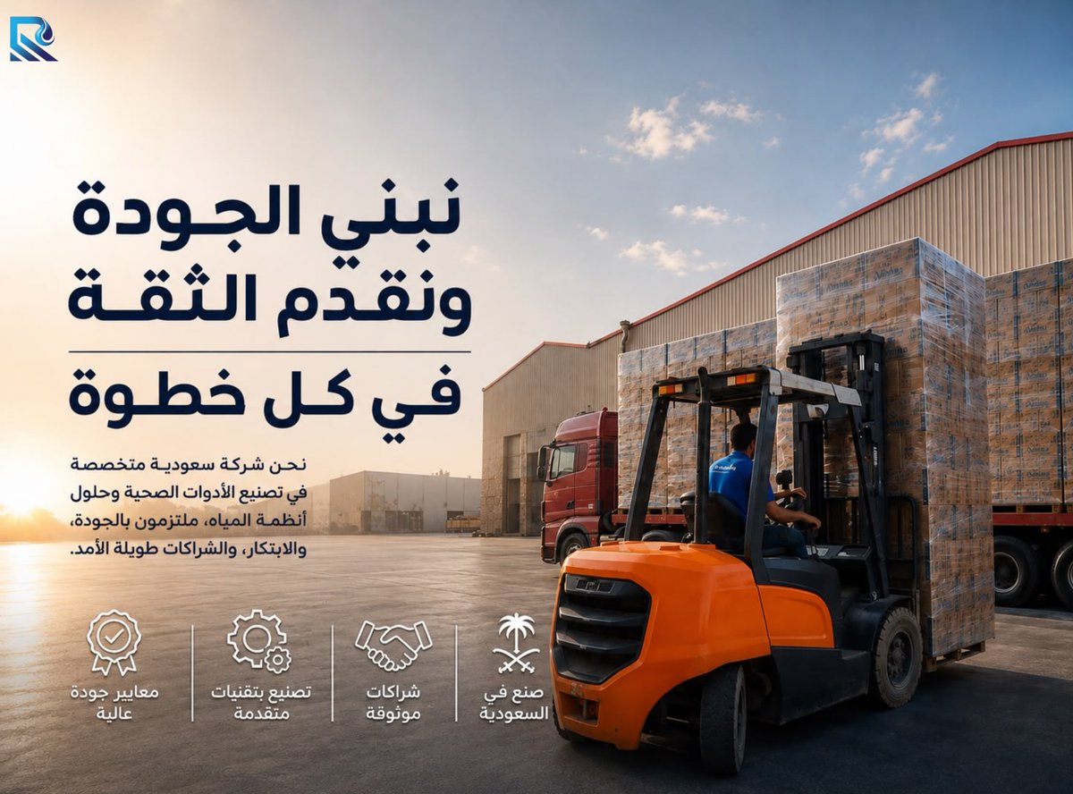 riyadhpumps's tweet photo. من خطوط الإنتاج إلى موقع مشروعك.. التزام تام بالدقة والكفاءة 🚛

نقدم في شركة مضخات الرياض للصناعة حلولاً متكاملة في أنظمة المياه والأدوات الصحية بأعلى معايير التصنيع والمواصفات المعتمدة، لنكون شريكك الموثوق في كل مرحلة.
⚙️ تقنيات متطورة
🛡️ جودة نراهن عليها
🤝 شراكات ممتدة https://t.co/1GnzZctGnw