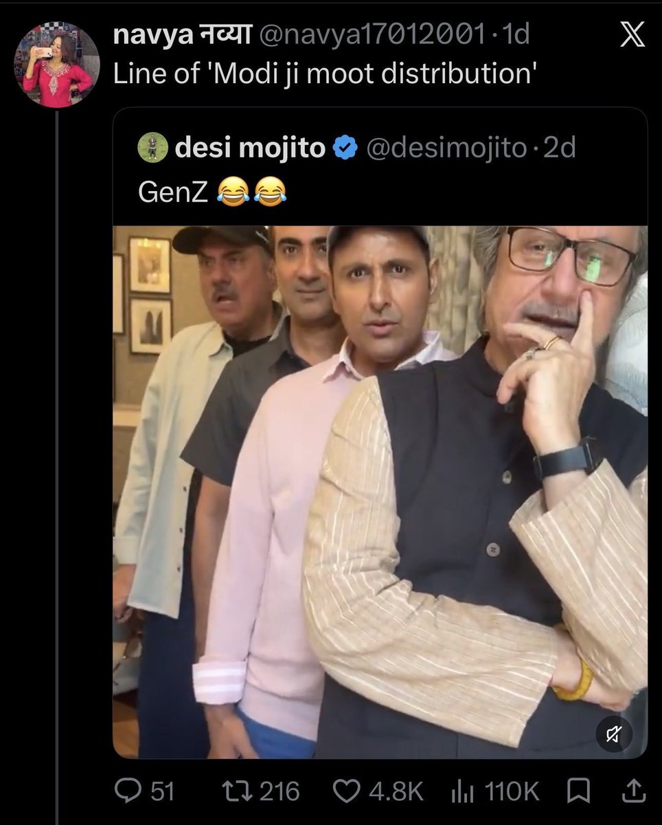 Here_it_ends's tweet photo. @navya17012001 Women nowadays believe that using filthy language against men is their "Freedom of Speech".

But, a man shouldn't abuse them back because it "Outrages their Modesty". 🤡

Come out of your double standards, bitches. https://t.co/FwHc0UInWG