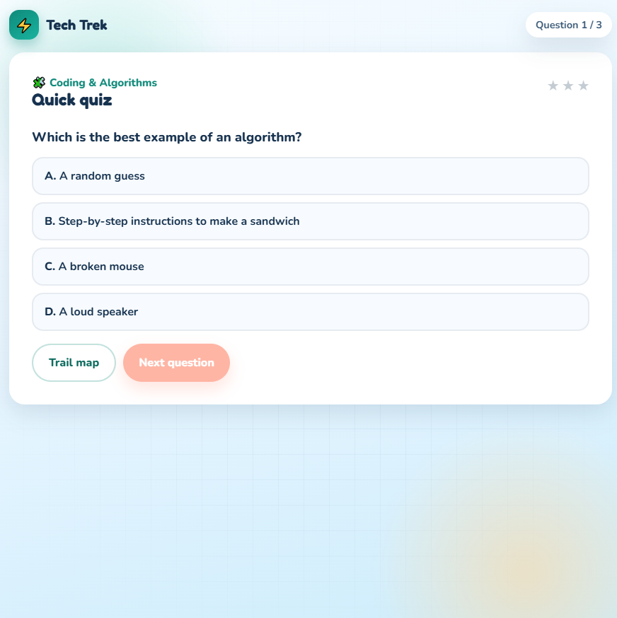 themgmtconsult's tweet photo. My 9yo has a school test tomorrow on "Digital Technologies", so we worked with @cursor_ai to develop a quick course and practice software specifically designed to teach her the relevant areas and then test her.

@grok did a great job: the app was engaging, everything was 100% correct, the test was fun, and my daughter learned a bunch of new things.

We truly live in incredible times. 

This whole thing took maybe 3 minutes in total!!