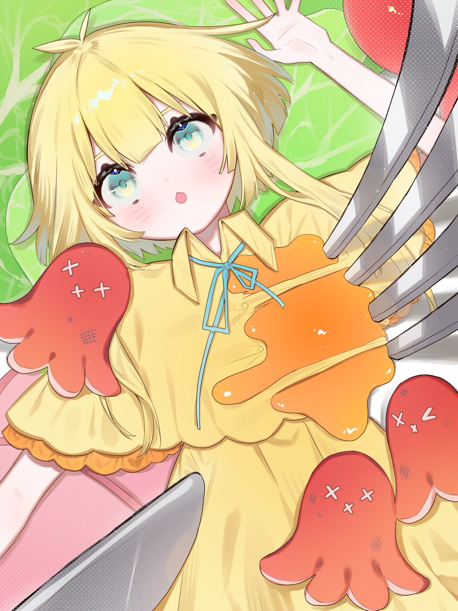 T_Tanarka's tweet photo. おいしく＞_＜たべてね
#イラスト #illustrationㅤ https://t.co/fJBaDoGX27