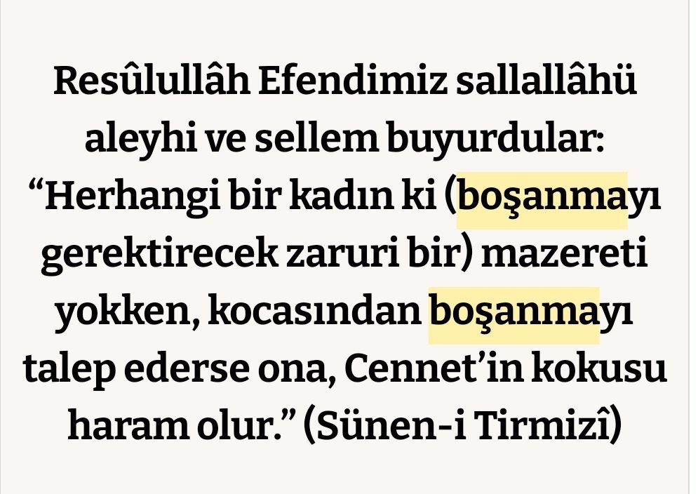 nozgur007's tweet photo. Boşanmayı düşünen Müslüman kadınların dikkatine !!!

Size akıl veren akılsızlara ve paracı avukatlara inanıp da iddet müddeti (3-4 ay) hariç haram olan süresiz nafaka için yuvanızı yıkmayın.

Asla mutlu olamazsınız.. https://t.co/26qCH5b4IM