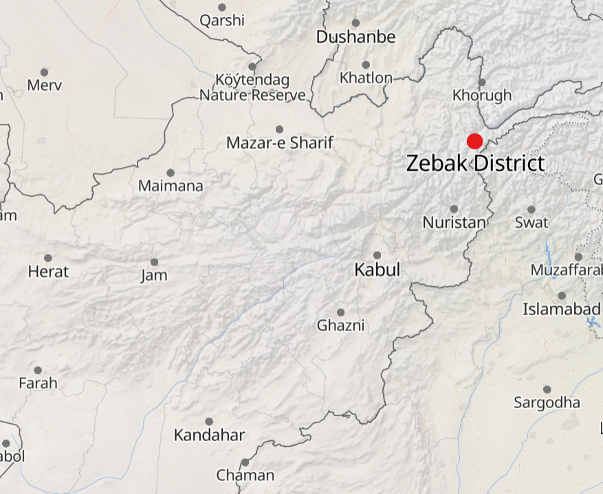 TracTerrorism's tweet photo. Afghanistan Freedom Front (AFF) Insurgents Kill and Wound Five Foreign Taliban (IEA) Fighters in an Ambush, Sanglich, #Zebak District, #Badakhshan Province, #Afghanistan
https://t.co/z7rY3Ylioz https://t.co/HaIWIORI96