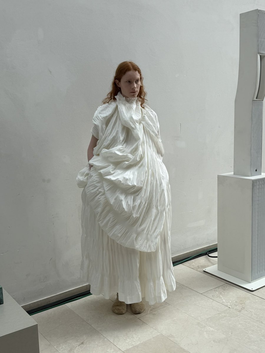 upnextdesigner's tweet photo. Zalando’s Visionary Prize winner Galib Gassanoff of Institution just presented his latest collection, which was a love letter to Georgia🇬🇪 https://t.co/wlPeORh70B