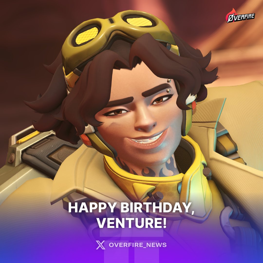 overfire_news's tweet photo. Today is Sloane "Venture" Cameron's birthday! 🎉

In the #Overwatch universe, the fearless archaeologist is 26 years old. https://t.co/kFXrj7C5Io