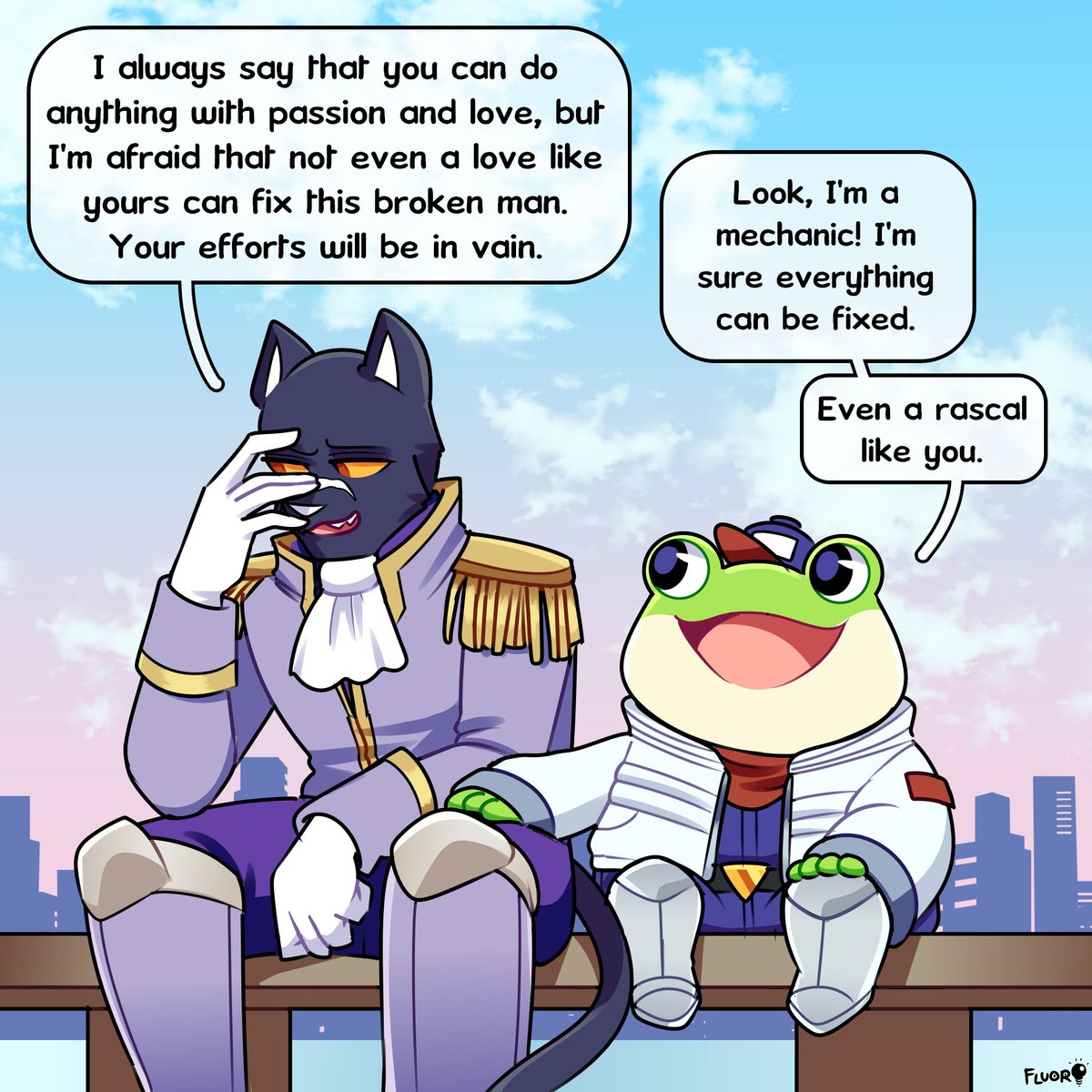 FluorescentArt's tweet photo. [#StarFox] came up with random rarepairs to enrich the fandom ecosystem 🫡 (1/2) https://t.co/aWJ7idRhvd