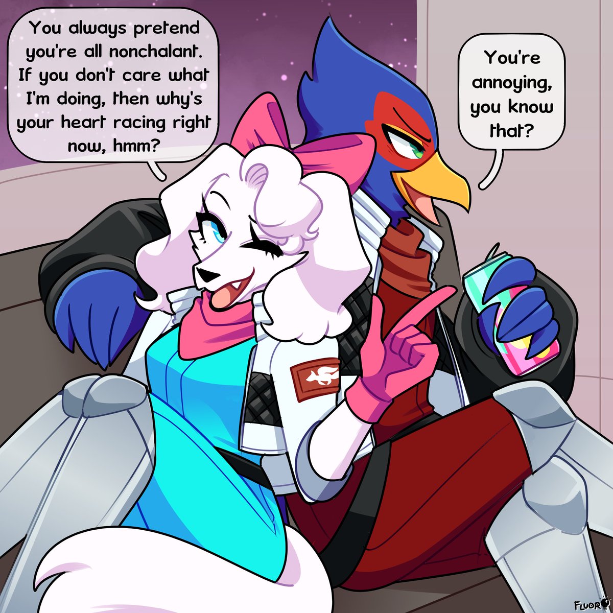 FluorescentArt's tweet photo. [#StarFox] came up with random rarepairs to enrich the fandom ecosystem 🫡 (1/2) https://t.co/aWJ7idRhvd
