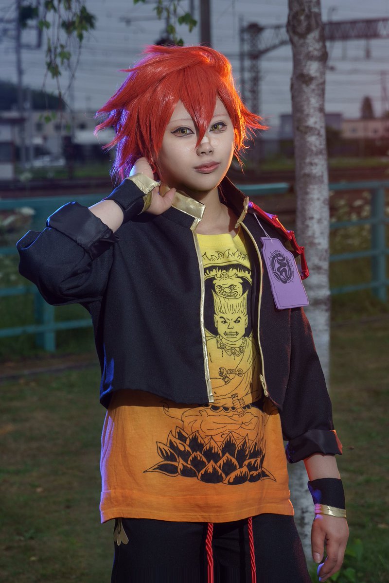 painapplefairy's tweet photo. ✧• ─────Cosplay───── •✧

　　　　 刀剣乱舞 / 愛染国俊

　📸▶︎▷@RAIN220531 
 #まめフェス https://t.co/fedZCPrkya