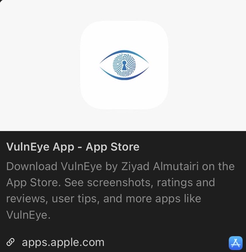 fatma444175's tweet photo. https://t.co/6ImqhqqQPT

VulnEye – Real-Time CVE Intelligence.

وظيفته الأساسية هي متابعة الثغرات الأمنية (CVEs) بشكل لحظي، ويستهدف العاملين في الأمن السيبراني، مثل محللي SOC، واختبار الاختراق، وإدارة الثغرات https://t.co/Jrsxbockru
