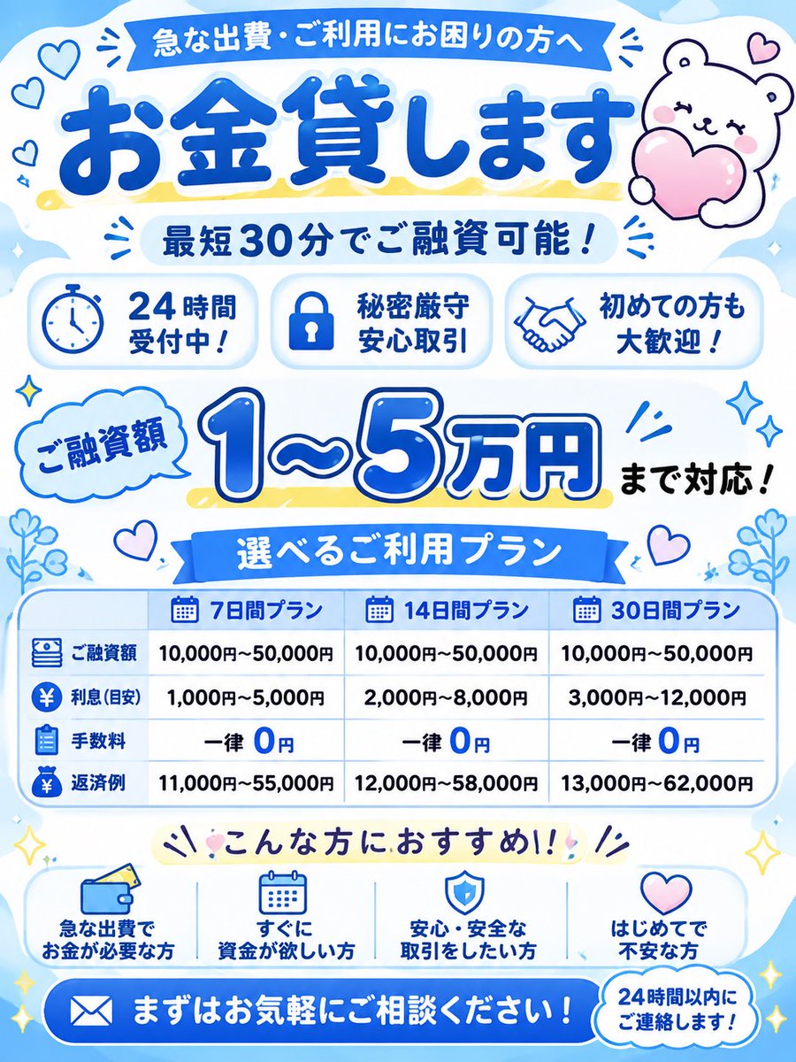 EderLeandroCarv's tweet photo. ブラック 他社あっても行けます✨
全国対応 給料日合わせ⭕️ 
個人融資 即日融資 お金に困ってます https://t.co/dSV2HxzC26