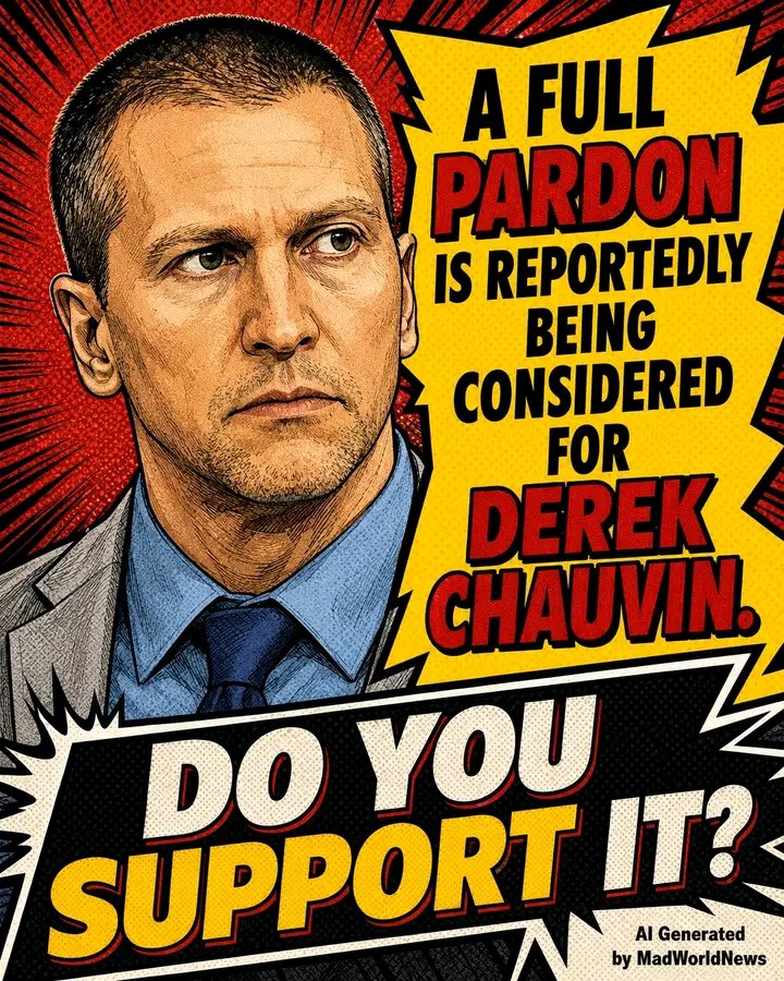 Onkeljoshy's tweet photo. Should President Trump consider a pardon for Derek Chauvin if evidence shows politics or public pressure compromised justice? 🤔⚖️

Every American deserves due process, an impartial court, and a verdict based on facts—not mob outrage or political agendas. https://t.co/CqXpkz1Leh
