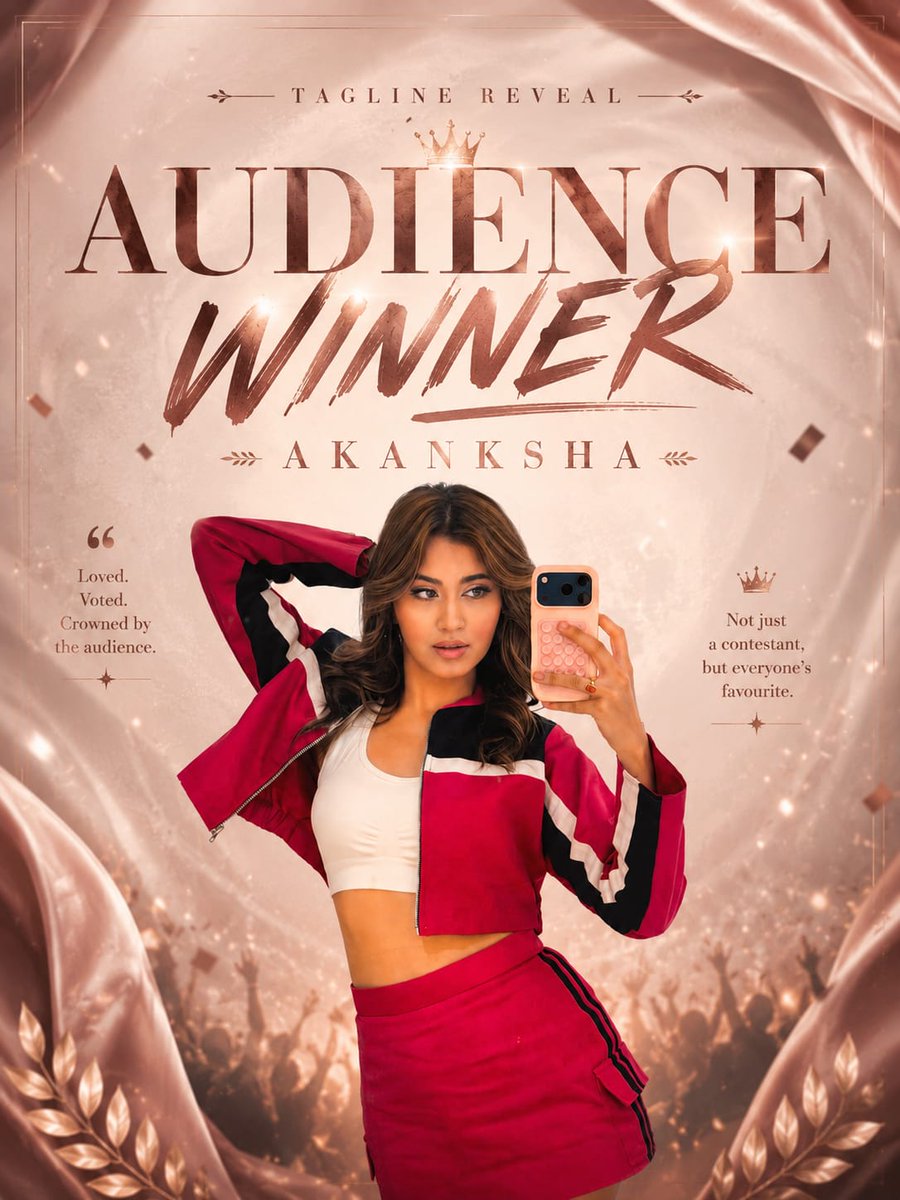 akankshaofc's tweet photo. | TAGLINE REVEAL |                                  

AUDIENCE WINNER AKANKSHA                         

-DO NOT USE EMOJIS        - DO USE USE MEDIA https://t.co/c5z7Vd3Fnl