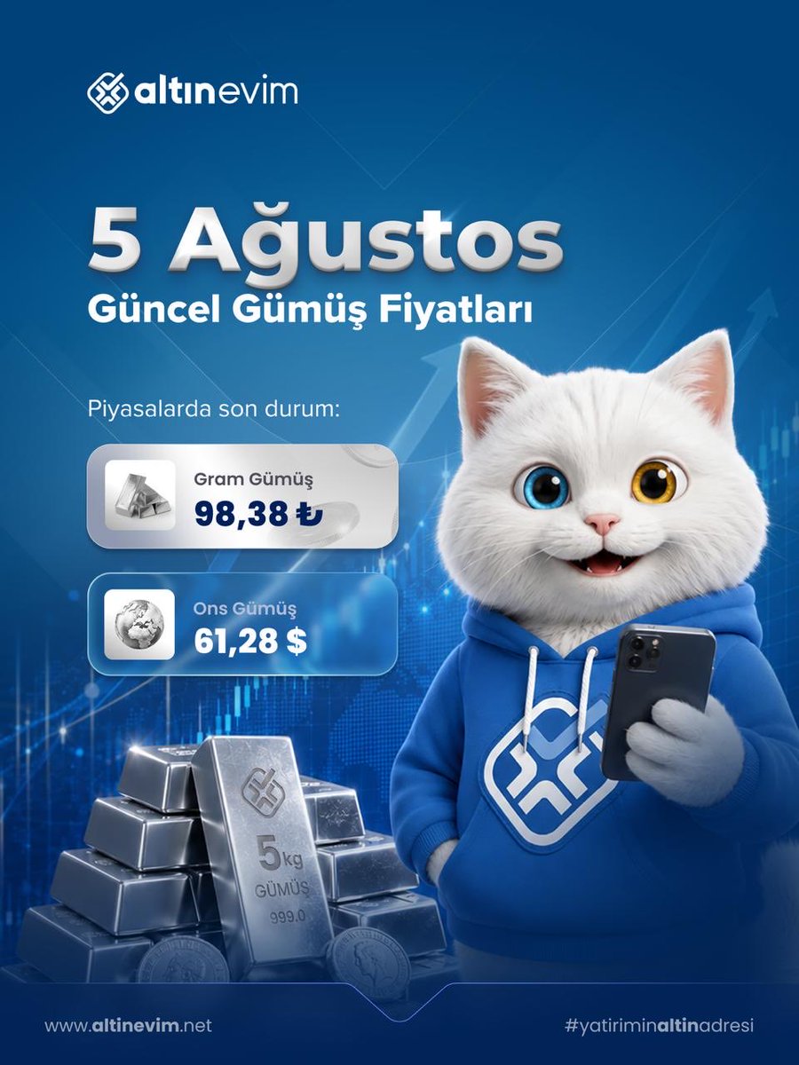 altinevim's tweet photo. Gümüşte yükseliş hız kazandı! 📊

Gram gümüş ve ons gümüşte görülen güçlü hareket, yatırımcıların odağını yeniden beyaz metale çevirdi.

Ons gümüşte kritik seviyelerin aşılmasıyla birlikte piyasada alım iştahı artarken, yeni hedef bölgeler de yakından takip ediliyor.

Gümüşte hareket başlamışken, güncel fırsatları kaçırmamak için piyasayı yakından izleyin.

Altın Evim
Yatırımın Altın Adresi.

#gümüş #gramgümüş #onsgümüş #altınevim