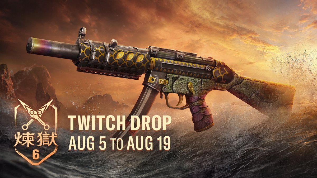 Rainbow6Game's tweet photo. 👀 YOUR NEXT DROP AWAITS.

Watch official Siege and partner streams to claim your exclusive MP5SD weapon skin! https://t.co/P937HRJLa8