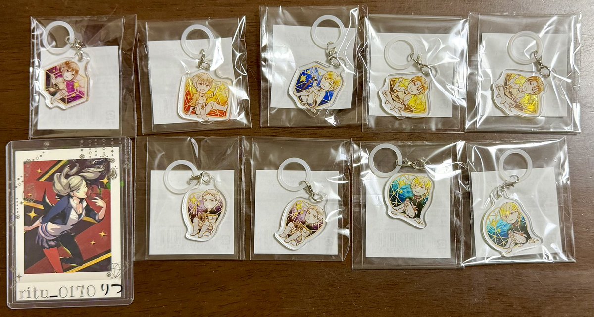 ritu_0170's tweet photo. 【交換】ボクラノキセキ　めじるしチャーム　ウェブポン　アクリルチャーム 一迅社オンラインくじ

【譲】数字の物、画像2枚目第1弾チャーム

【求】皆見晴澄

郵送交換希望です、どうぞよろしくお願い致します。 https://t.co/9GkvyPG3RX