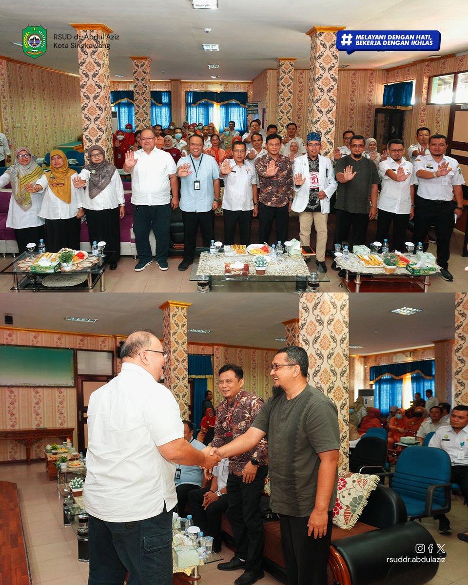 RSUDaaskw's tweet photo. RSUD dr. Abdul Aziz Singkawang menyelenggarakan Forum Konsultasi Publik (FKP) sebagai wadah dialog bersama para pemangku kepentingan dalam proses penyusunan dan peninjauan Standar Pelayanan.

#rsuddrabdulazizsingkawang #singkawangsehat #pelayananpublik https://t.co/hWy8aOuXWK