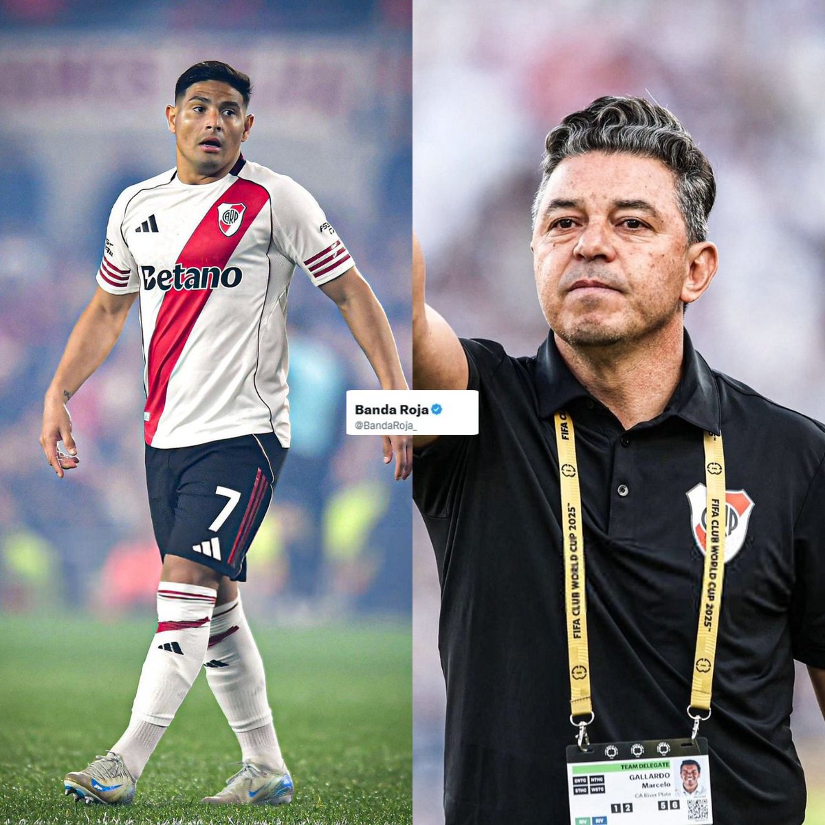 BandaRoja_'s tweet photo. 🗣️ MAXI SALAS EXPLICÓ SU BAJO RENDIMIENTO EN #RIVER Y ¿CULPÓ A GALLARDO?

💬 "Gallardo me dijo que hiciera lo mismo que en Racing, pero jugando de 9. Allá presionábamos con otro delantero y era más fácil".

⚡ "Lo mío es físico: correr a los centrales. No te voy a jugar bonito con la pelota".

ℹ️ @TNTSportsAR