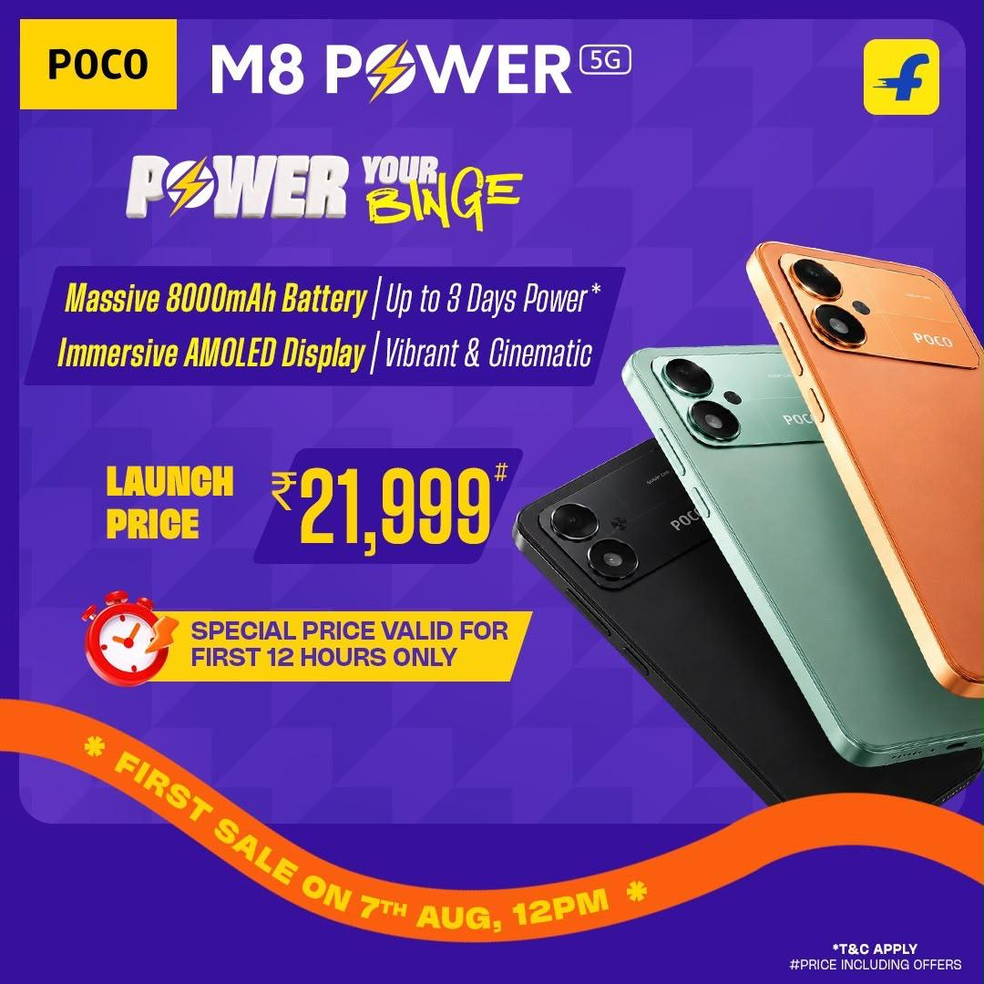 ViralCheckIn's tweet photo. POCO New Launch : POCO M8 Power (6/128) @21,999 https://t.co/F9Z0VVHSk6
#contestalert #giveaway #free #freesamples #giveawayalert #GiveawayIndia #POCO #lava #iphone #apple #launch #power #pocom8 #pocopower #binge
#1 #Contest, #Deals and #Freebies #fforfree
#BombayHighCourt https://t.co/ZeIQ8gpY3m