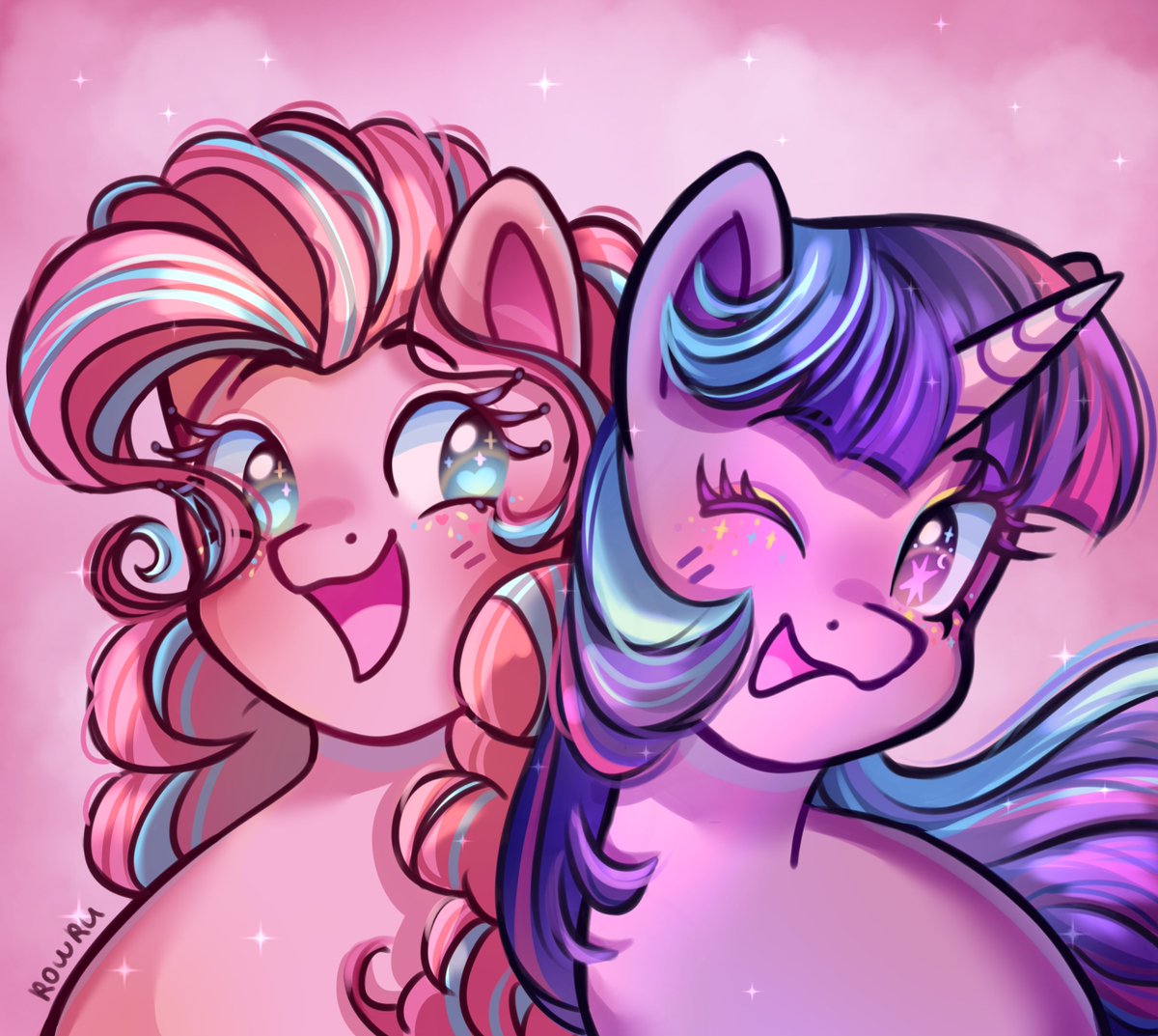 rowrururu's tweet photo. forever friendship💝

#twilightsparkle #pinkiepie #mlpg6 #mylittlepony #mlp https://t.co/UcEzVYfg0I