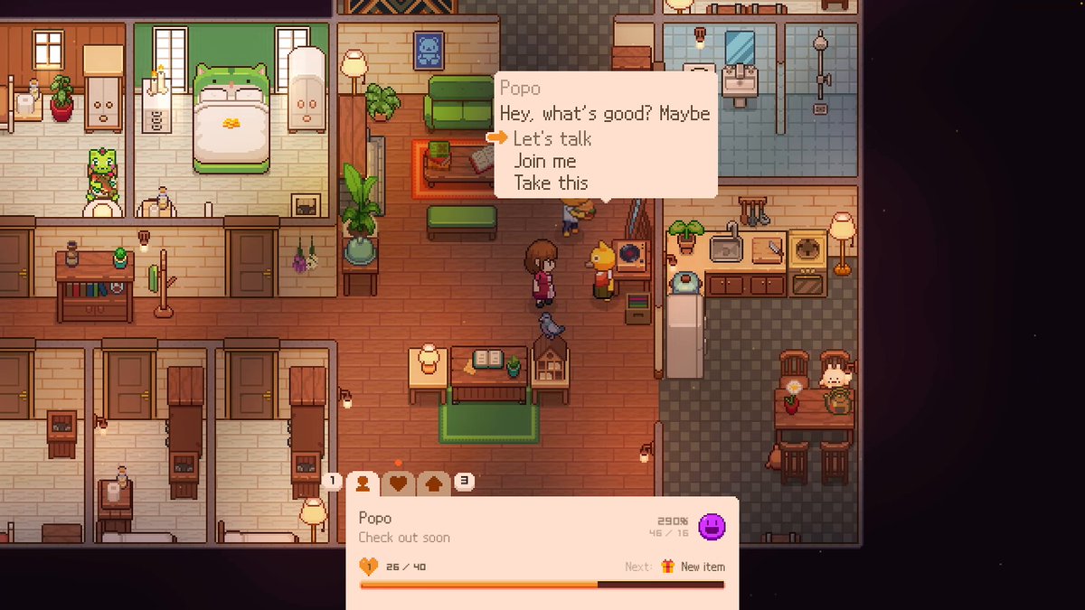 41sile's tweet photo. Monsterest is joining #EAIGC 2026! 🎉

Play the free demo now on Steam and welcome your monster guests! 🏡👹

#indiegame #pixelart @eaigc_indie https://t.co/kPuzmKyBIK