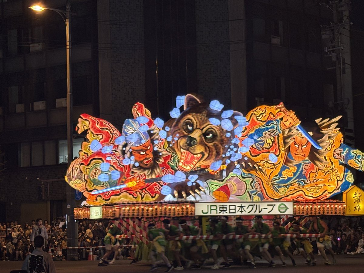 choco1aterui's tweet photo. 今年のねぶた https://t.co/aX4tLvG2hp