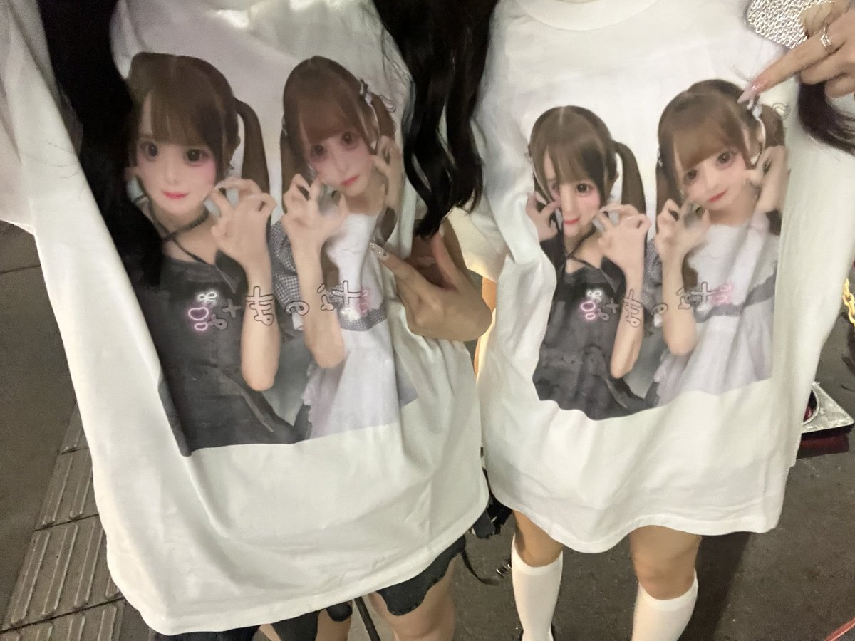 byenyamy's tweet photo. なのぴーさん「今日Tシャツ作ってから解散しない⁉️｣ https://t.co/ksu7CCqwsq