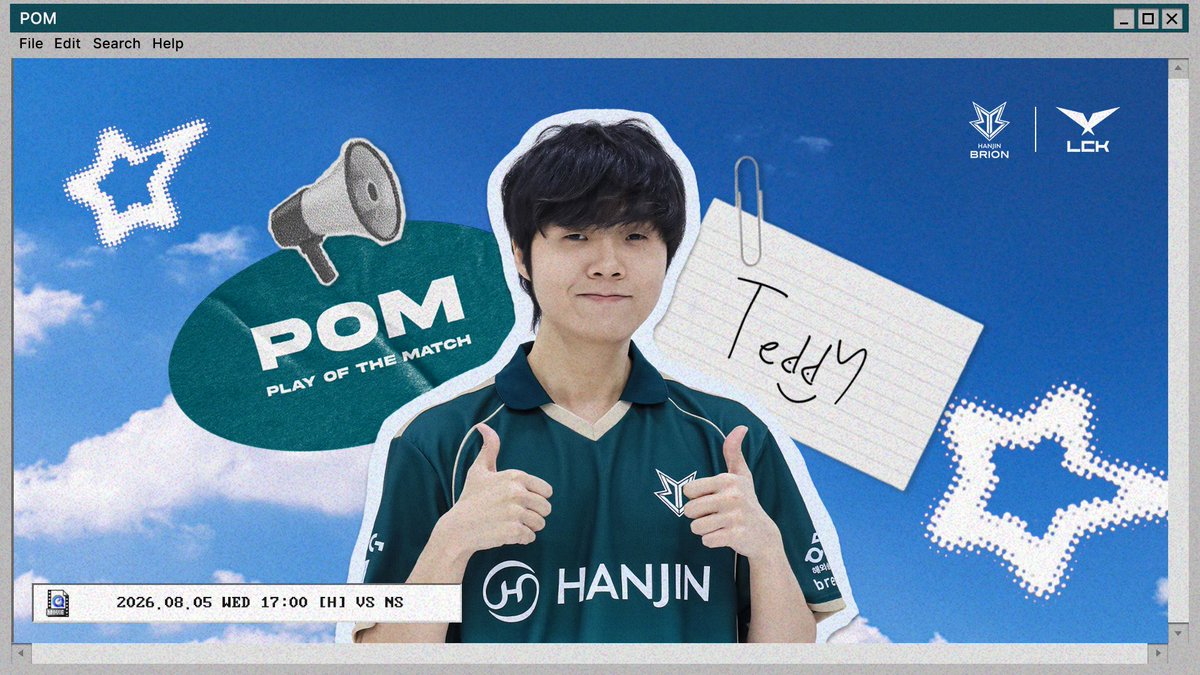 Brionesports's tweet photo. [𝗣𝗢𝗠 | 𝟮𝟬𝟮𝟲 𝗟𝗖𝗞 𝗕𝗥𝗢 𝗩𝗦 𝗡𝗦]

우리 원딜 누구라고? https://t.co/ooOrlxsY02