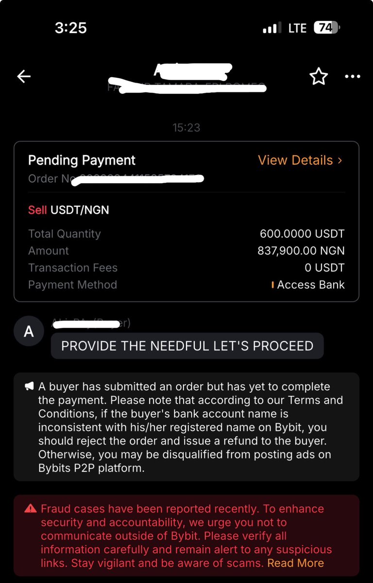 marjidofficial's tweet photo. This happened to me few days ago. This are the bad eggs spoiling the P2P Market. Omo na @MySpenda dey save me this period oh! 

See wetin this P2P Vendor dey charge me. God abeg 😭 https://t.co/GPSBq30k4x