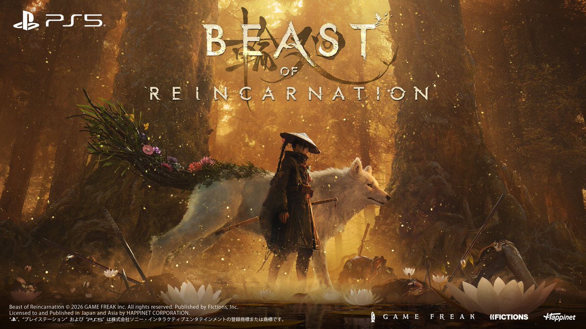 rumi_mame's tweet photo. 【お知らせ】

ゲームフリーク様の新作
『Beast of Reincarnation』にて、

岩田恭明さん（@yasui_wata）作曲、
劇伴音楽の歌唱を担当させていただきました！！

ぜひゲームの世界観とともに音楽もお楽しみください🎧👂

#BeastofReincarnation https://t.co/zRuyzWB7Vm
