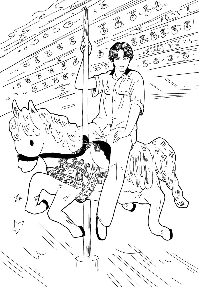 mi_sn_dtpt's tweet photo. 塗り絵風🎠🌹
少し直したいところあって再掲しました
先程せっかくいいね♡してくださったのにごめんなさい🙏
いつも見てくれてありがとうございます🥺 https://t.co/YGd5qWVU9X