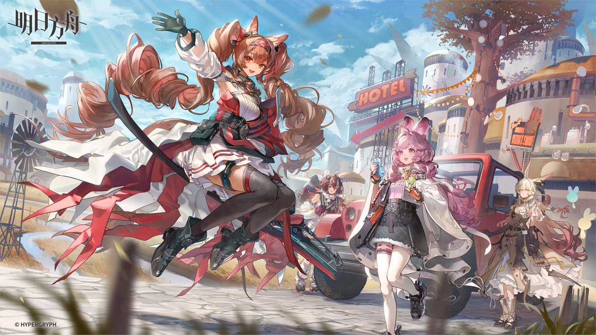 krgrmo's tweet photo. アークナイツ夏イベントのイラストを描かせていただきました🐇
#明日方舟 #アークナイツ #Arknights https://t.co/bJnYjXmFKE