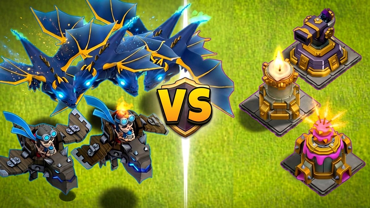 TanjeedGaming's tweet photo. Hydra (Dragon + Dragon Rider) Spam is CRUSHING New Crafted Defenses! | Legend1 Air Strategy

GamePlay &amp; Army Link: https://t.co/Lzz2b1AUsj https://t.co/o0o8tclbWN