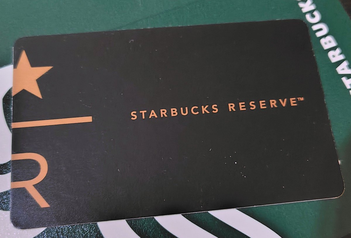 スタバカード 「スターバックスリザーブ」 ゲット👍 #スタバカード