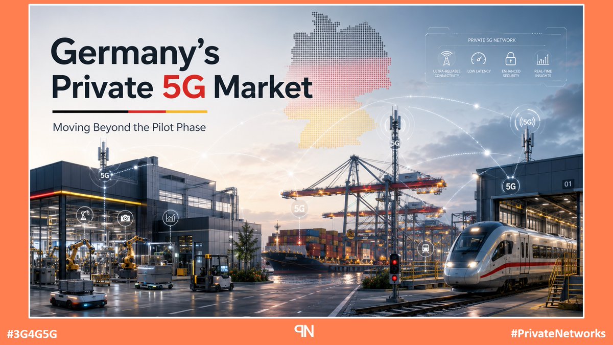 PrivNetTech's tweet photo. Private Networks Technology Blog: Germany’s Private 5G Market Moves Beyond the Pilot Phase - https://t.co/qQGnMDP6mC

#3G4G5G #PrivateNetworks #PrivateWireless #5G #Private5G #P5G #Germany #Ericsson #Nokia #Spectrum #mmWave #Cband #Netmanias #Ports #DeutscheTelekom #DeutscheBahn https://t.co/4CD3xnAWrW