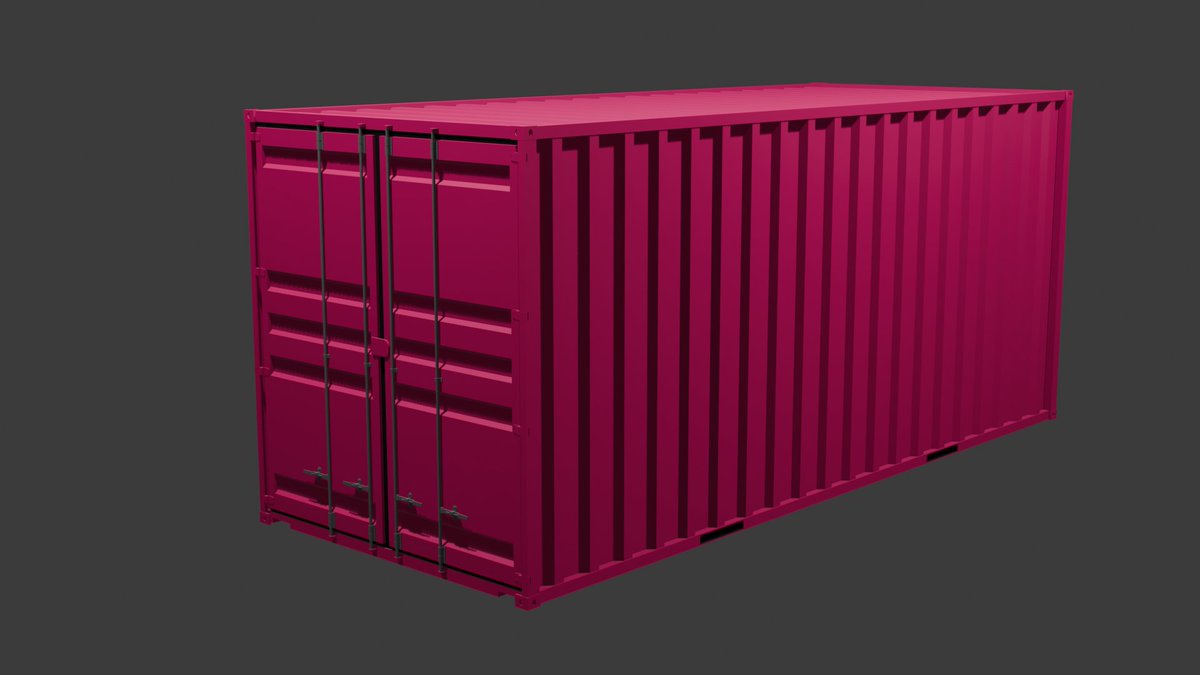 setasabulo's tweet photo. コンテナを作っています。とりあえず色をつけてみました
#blender #b3d https://t.co/Wi9ev77wmg
