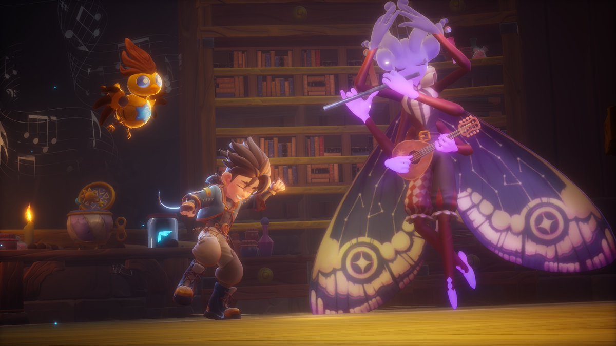 WeirdBeluga's tweet photo. our game is called Duskfade and it's inspired by Jak and Daxter and Kingdom Hearts 2... and it's coming next Thursday! 💫 https://t.co/MNESZSDPEF