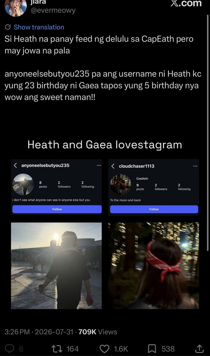 lokivx_xxxxxx's tweet photo. Since you mentioned Sir Jess @ohhjesskoo, I just want to explain the context of my post.

Tita Jem's post was about Jiara, a fan of Caprice who has been repeatedly bashing Heath. She has made a lot of shady posts, false narratives, and hate posts about him, and many of those posts have gotten over a thousand likes and a lot of engagement.

This also wasn't the first time Jiara was called out. Even a member of the YMFS production staff had already called her out because her hate posts had become that alarming. Now, Tita Jem felt the need to address it as well.

I'm not saying this represents Caprice or her entire fandom, but when the same person keeps spreading hate and false narratives and those posts continue to get so much engagement, it becomes a bigger issue. At the end of the day, both Caprice and Heath deserve to be supported for their work without all the unnecessary hate.