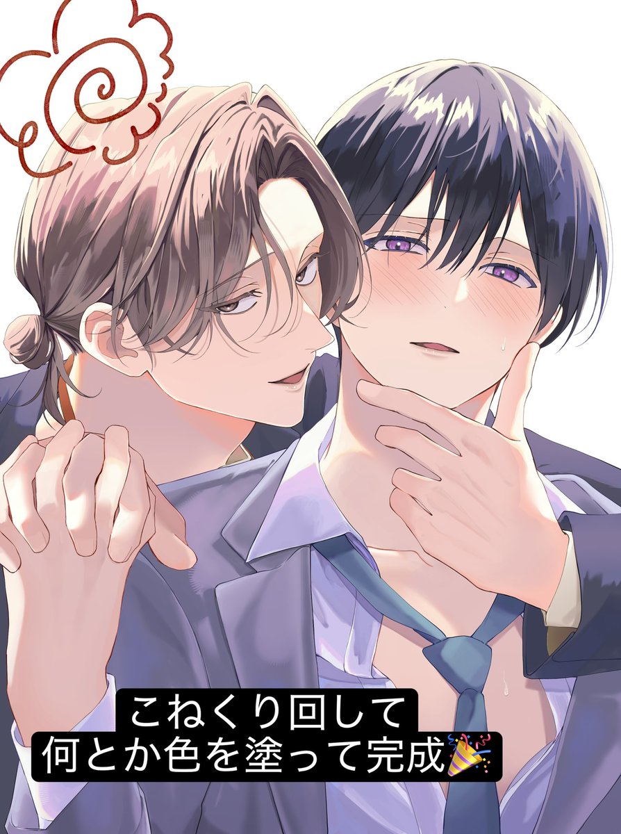 tbrsour's tweet photo. コミックスのカバーイラストができるまで🌟 https://t.co/w5R2iOUbiq