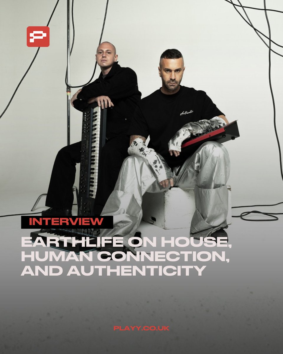 THEPLAY_GROUND's tweet photo. EarthLife’s music balances technical precision and emotional instinct. Over the past decade, Italian producers and multi-instrumentalists Luca Garzione and Luigi R. Gargano have refined a sound blurring melodic house, techno, and live performance. Infused with classical piano foundations, their textured compositions prioritise narrative and atmosphere over standard club formulas. We caught up with them to discuss their evolving sound, creative partnership, and commitment to transcending genre conventions.

Read the full interview: https://t.co/1o4b8qTI1H