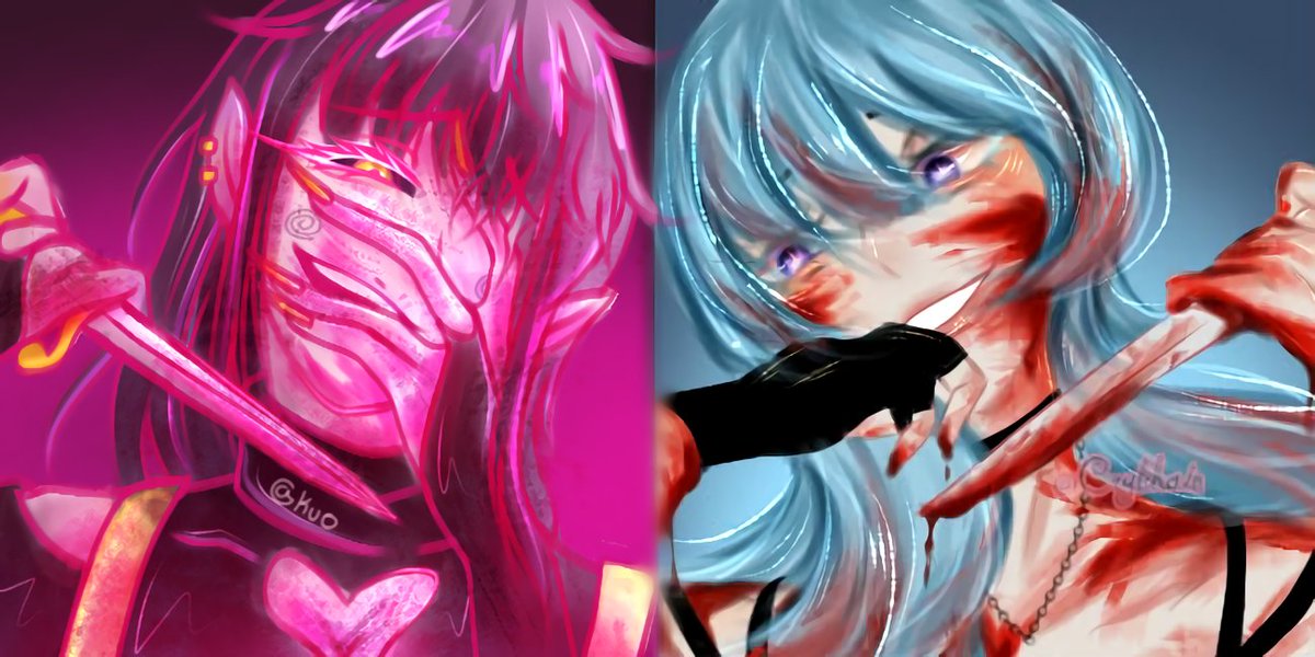 _kouchii013's tweet photo. Art Collab dump with my pre 🩵💚 (Part 1) https://t.co/BbxzMTcQhc