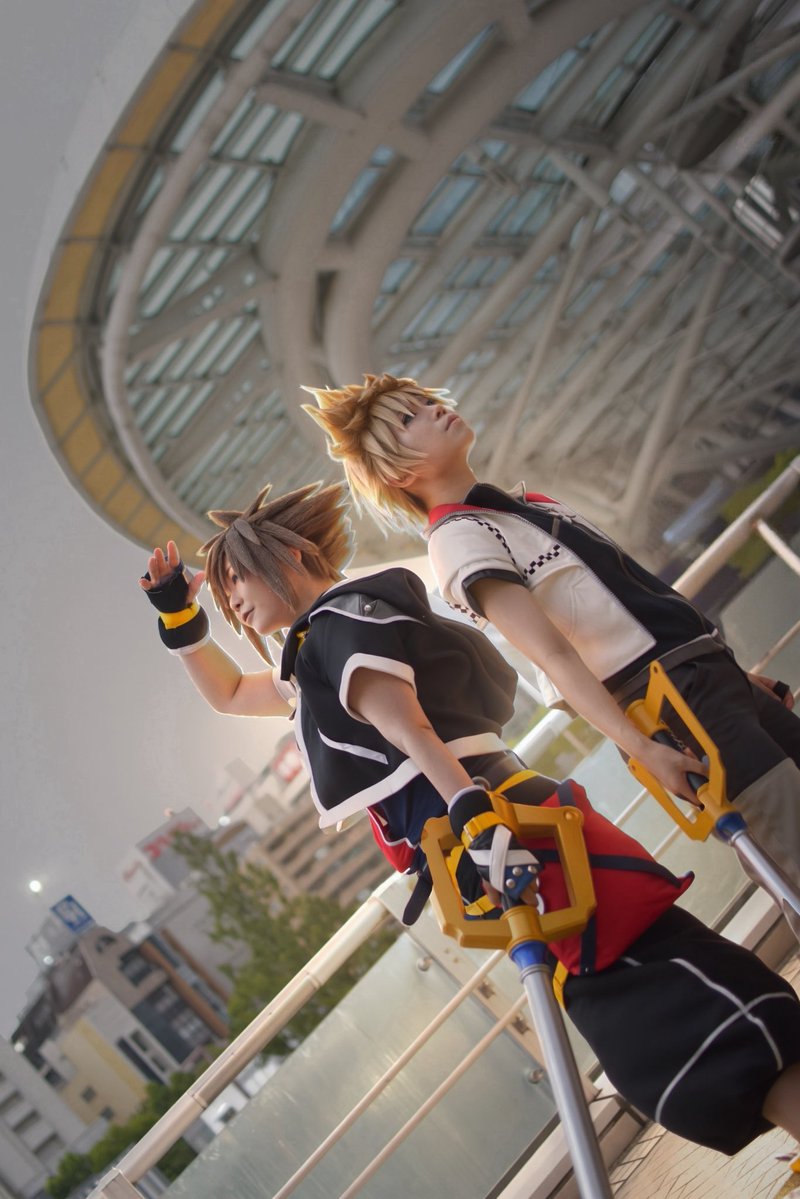 tenim31's tweet photo. ※attention:cos
Kingdomhearts II

Sora:とき
Roxas:芹助さん＠selicos97 
📸:けなさん@wKENAw

 #WCS2026 #コスサミ https://t.co/VLlipTLMfx