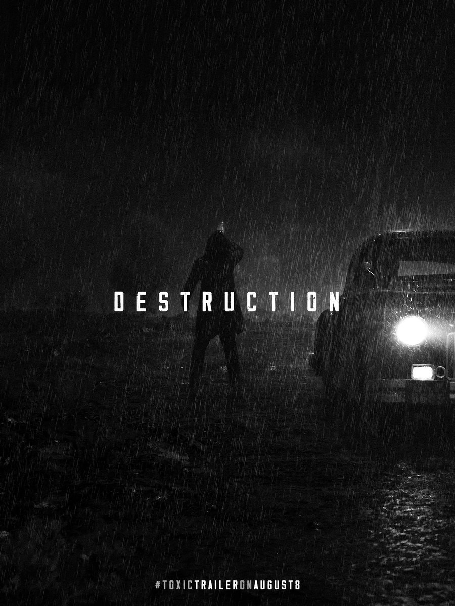 UrsVamsiShekar's tweet photo. DESTRUCTION...

3 Days to go for #ToxicTrailer 

Trailer on 08.08.2026. 

#ToxicTheMovie
#ToxicOn26thAug https://t.co/DZg3aAzq5k