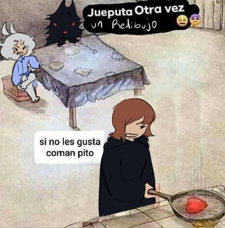 Ezz_remun's tweet photo. me siento asi cada vez que hago un redibujo, ya van como cuatro, basta https://t.co/tsFCgm0QgN