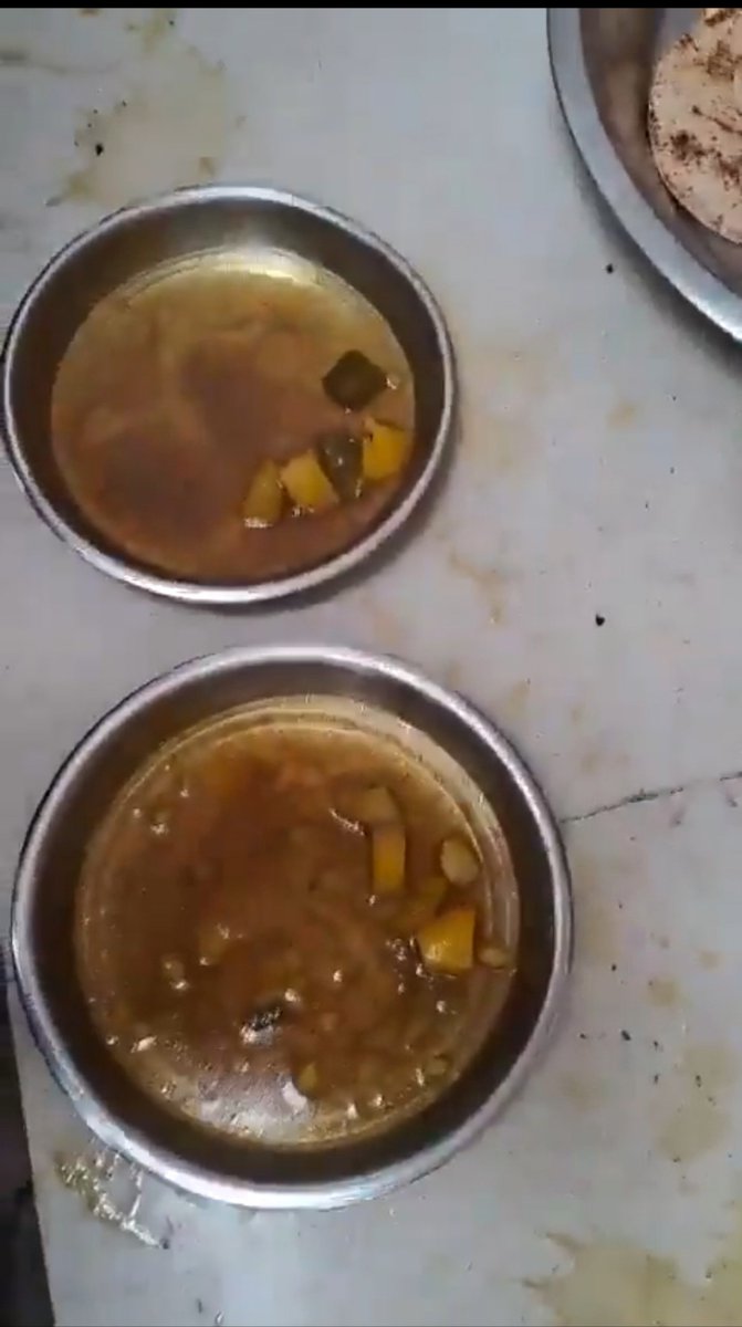 mshahi0024's tweet photo. 👋😭CHINA is dictator saaar... Yogi should ne next PM.

Hello Goudi Media & Andhbhakts.

Will you feed this meal to your children's?

This is Uttar Pradesh. It has been almost 12 years BJP now in power. If you visit any government school in tier-2 towns or villages, you will realize that even many poor African schools may have better basic facilities.

In the name of the midday meal, children are being served potato water.

Yet you want to rule more states without being able to showcase even one true Triple-engine model state. Your greed and hunger for power never seem to end.

With money power, voter deletions, exploiting religion, and showcasing a few privately built low-quality highways and railway stations, do you really think India will become a developed nation?