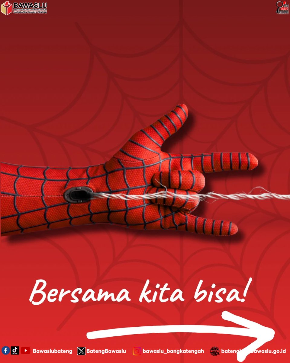 BatengBawaslu's tweet photo. Ternyata #SahabatBawaslu juga bisa looo jadi #SuperHero 😍
ga perlu jubah, 
ga perlu kekuatan super, 
Tapi cukup lakukan beberapa hal yang ada di slide terkahir untuk jadi Superhero #Demokrasi🕵🏻

#EdukasiPemilu #Bawaslu #BawasluBangkaTengah #Spiderman #PengawasanPartisipatif https://t.co/sartTozzLu