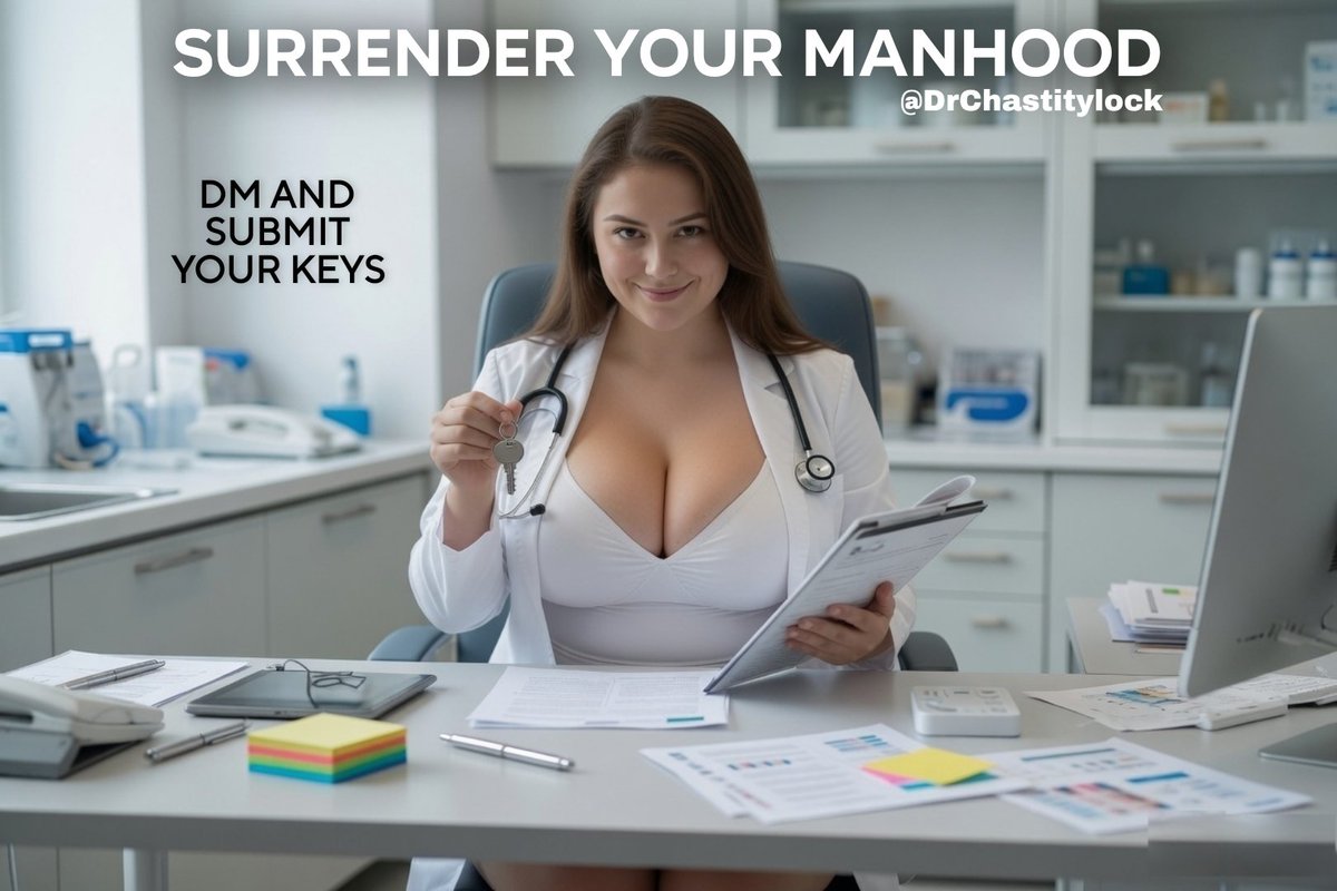 DrChastitylock's tweet photo. Surrender your manhood 🤭😈🤭

DM AND SUBMIT 

Verification video pinned https://t.co/rNc9qUWI6y