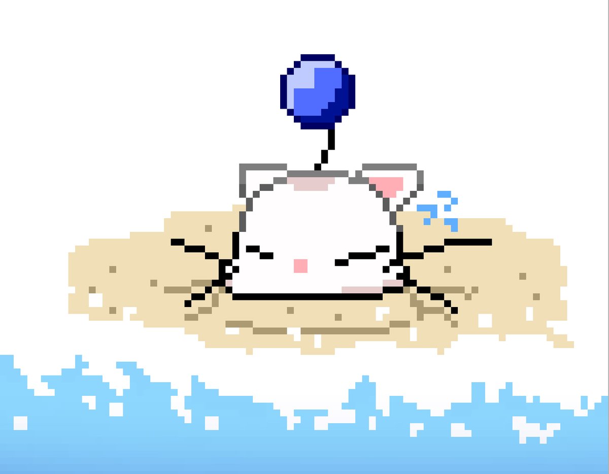 ff14_Hunter's tweet photo. 모구리 모래에 묻기 https://t.co/lFlBDADyyq