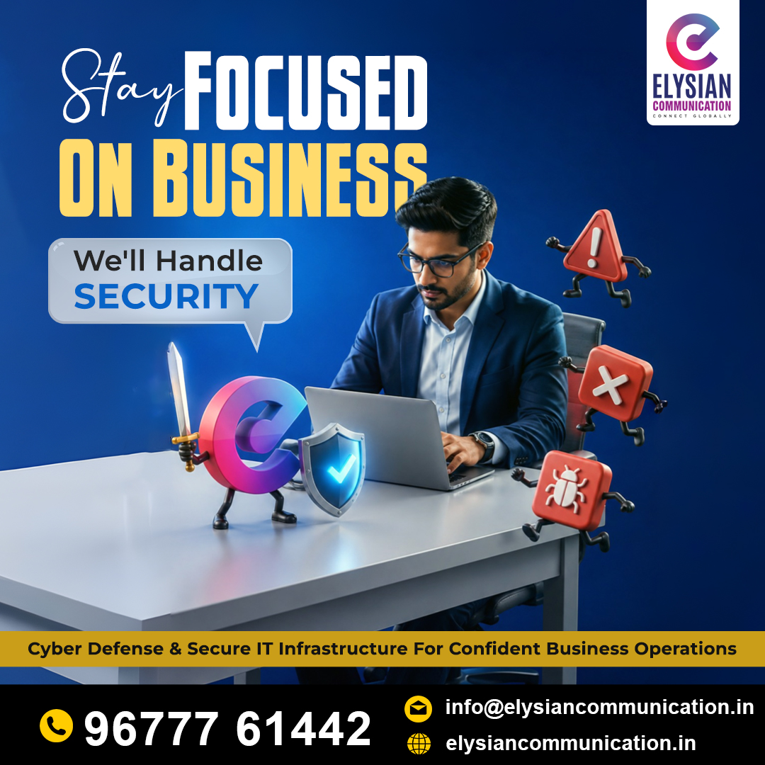 ElysianCom_Mdu's tweet photo. ๐ฏ Focus on Success. Leave Security to Us. ๐ก๏ธโ๏ธ
#ElysianCommunication #CyberSecurity #ITInfrastructure #NetworkSecurity #ManagedITServices #CloudSolutions #DataProtection #ThreatProtection #BusinessSecurity #FirewallSecurity #TechnologySolutions #CloudComputing #ManagedServices https://t.co/OWiFcdQZWh