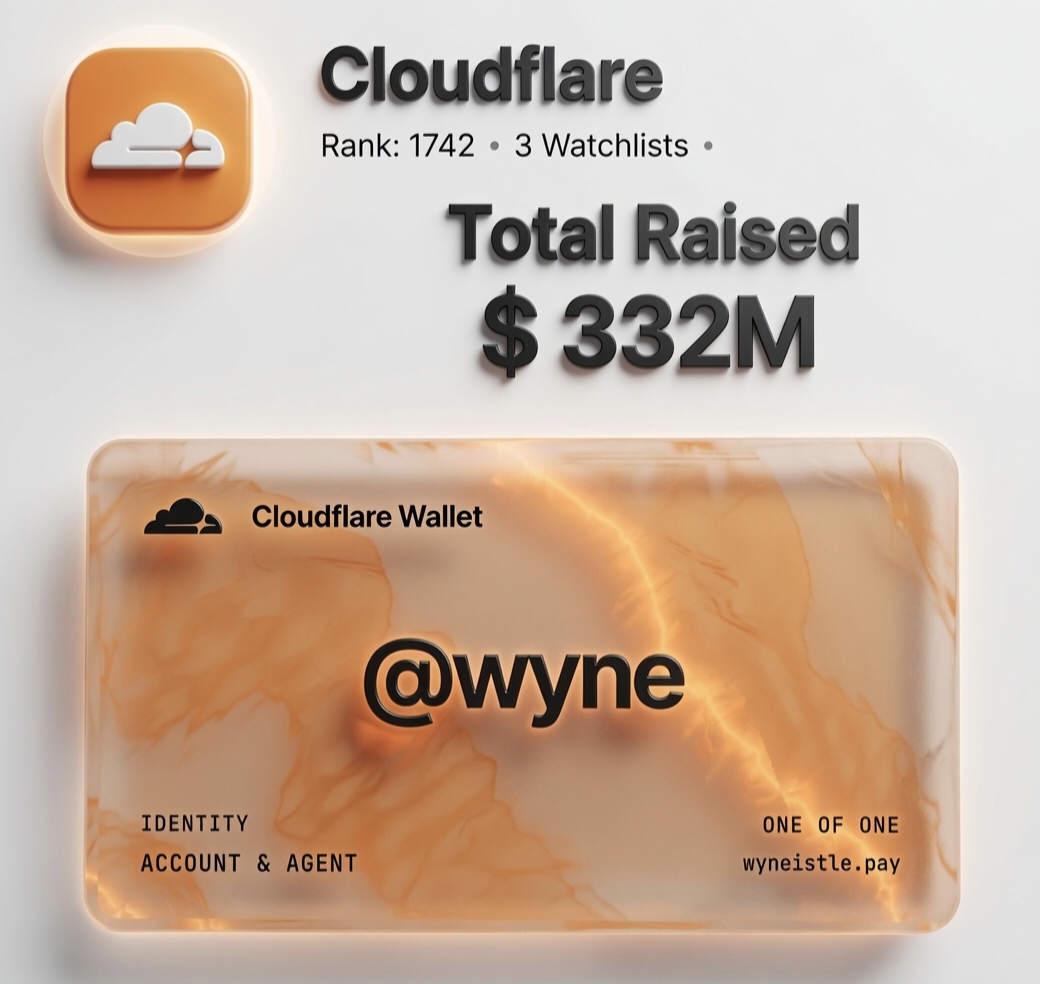 smolwyne's tweet photo. 📢 Project with $332M Funding ~ Cloudflare

Claim your username for Cloudflare Wallet 👀

@Cloudflare is a global cloud platform providing internet infrastructure.

Cloudflare is launching Wallets for the AI agent era.

🔗 Claim username: https://t.co/K8OW7YmeoD

Steps 👇
– Enter your username & search
– Sign up with email or Google
– Authorize your account
– Verify your email

Comments yiur username card screenshot👇

Like, repost & share ❤️‍🩹
